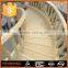Super building project design natural marble curve stair lift