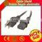 US AC power cord NEMA 5-15P to IEC C13 power cable 125V 10A
