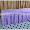 custom polyester table skirting designs