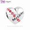 New Arrival Love Family Design 2016 Silver Charm Bracelets