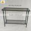 Fashion plating finishing 2 tiers storage rack