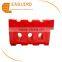 Red Plastic Traffic Barrier