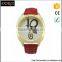 2016 big numeral dial wrist watches women, promotional gift watch, leather watch