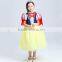 2015 snow white cosplay Christmas Princess dress beautiful girl short sleeve children princess evening dress