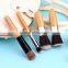 11pcs Bamboo Handle Foundation Blending Makeup Brushes Set + Flat Angled Brush