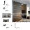 Capacity 100KGS Glass Shower Roller Parts For Wardrobe Sliding Door