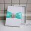Luxury Wedding Silk Invitation Box with Brooch