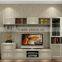 Modern white wood living room cabinet tv