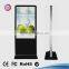 HD wifi airport station 42 inch floor standing LCD interative digital signage kiosk