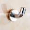 bathroom accessory with brass single robe hook for shower rail.
