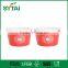design ice cream cup with lid spoon