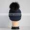 Hot selling fashion winter real fur hat for young lady