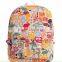 new product cute zoo animal schoolbag lovely canvas kids zoo animal backpack