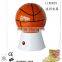Electric basketball popcorn maker