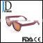 Fashion design OEM Brand Logo Solid Wood Sunglasses