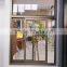 America Style Used Aluminum Single Tempered Glass Window