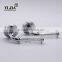 3 inch polished chrome finish clear wooden furniture bedroom door glass knobs