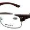 Cheap wholesale half frame plastic reading glasses fun