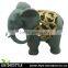 Rohs Led Lights Elephant Figurine Light , New Brand Name Led Light, Resin Material Led Light Product