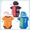 jumpsuit Baby rompers One-piece Costumes kids short sleeve spring autumn wear clothing set baseball cap/hat 2pcs