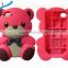 Cute Teddy Bear Silicone Mobile Phone Case