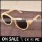 Polarized lens recycled Skateboard wooden sunglasses