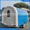 customized double axles small food trailer with mobile candy kiosk/ food kiosk cart for crepe&waffle machine/ food service car