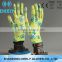 13 Gauge Polyster Garden Glove with the Transparent Nitrile Coated Glove