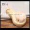 New Design Comma Shape Petals Hair wooden Handle Face Brush cleansing