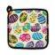 Easter Holiday Baking Cookies Colorful Dish Towels Pot Holder Oven Mitt Set