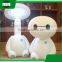 small plastic cartoon baymax usb charging charge foldable collapsible folding telescopic led reading desk table night lamp light