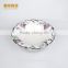 High Quality silvery electroplate dish ceramic material