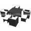 Most Hot Sale Rattan Outdoor furniture Set design Cube Sectional Sofa