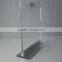 T shape acrylic sign holder