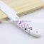 6 Inch Flower Design Handle Ceramic Knife