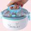 600ml One Layer Round Shape Heated Bento New Stackable Stainless Steel Lunch Box