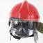 Yellow Europe shockproof Safety Used Fire Helmet