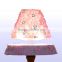 Wooden wall decor battery powered led rotatable hotel table lamp