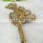 Stock cheap unique custom wicker shape beading shoes vamp for ladies shoes decoration