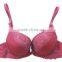 New! Perfect shape coverage bra/lace-trim bra