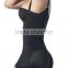 Women Powernet Firm Control Bodysuit Latex Body Shaper with Straps