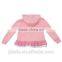 Customize beautiful hot sale kids hoodie, baby girls wear manufacturer