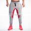 slub jogger pants with panels for gym men