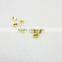Gold metal push pins for office stationery