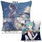 Japanese Popular Singer Hatsune Miku Printed Anime Soft Pillow 45*45CM