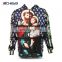 2017 christmas women sweaters picture digital printing female sweater