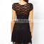 CHEFON Lace skater puffy short dresses