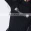 2017 Autumn Fashion Style Turtleneck Slim Fit Long Sleeve Custom Printing Black Ladies T Shirt