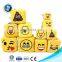 Wholesale Emoji Pillow Soft Plush Smiley Keychain Lovely Emoji Dice Pillow Creative Birthday Gift