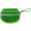 PU croco pattern round makeup bag mini cosmetic bag with zipper